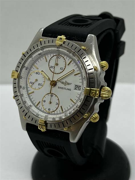 breitling chronomat 1990 quadrante bianco|1990 Breitling Chronomat .